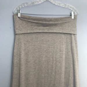 Gray LuLaRoe Maxi Skirt - Large